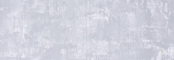 Breites XXL Wandbild in hellgrau mit klarer Musterung und ineinander greifenden Verläufen und Spritzern